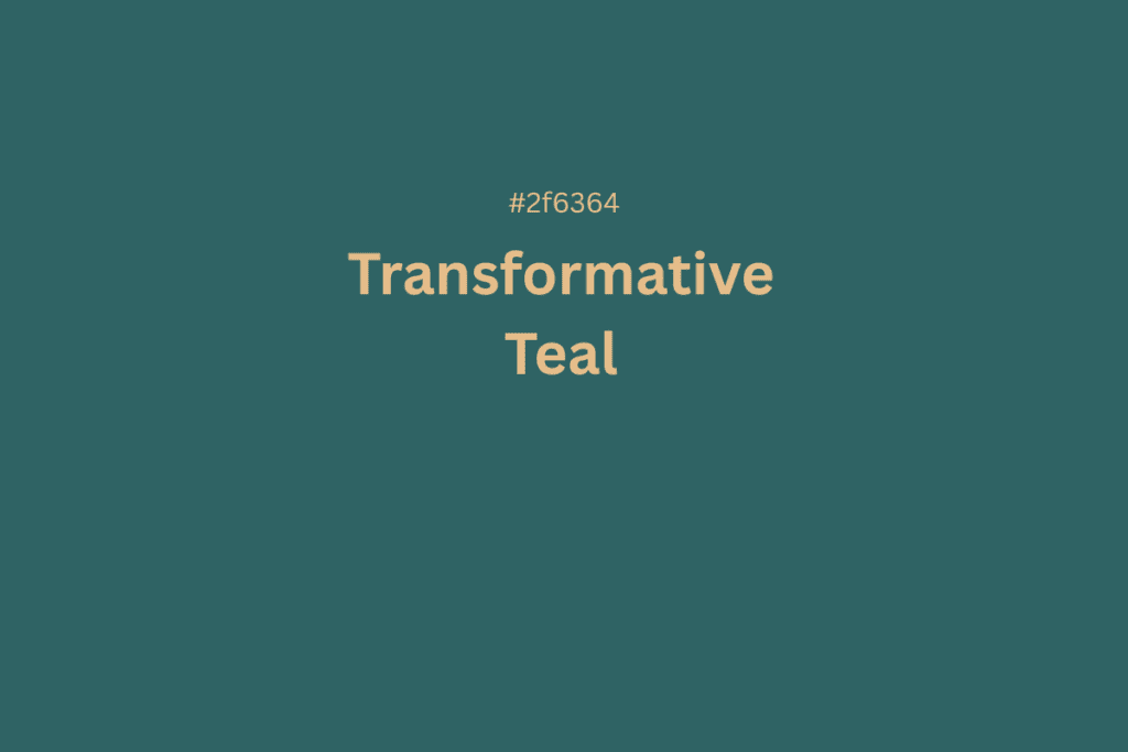 trendfarbe transformative teal